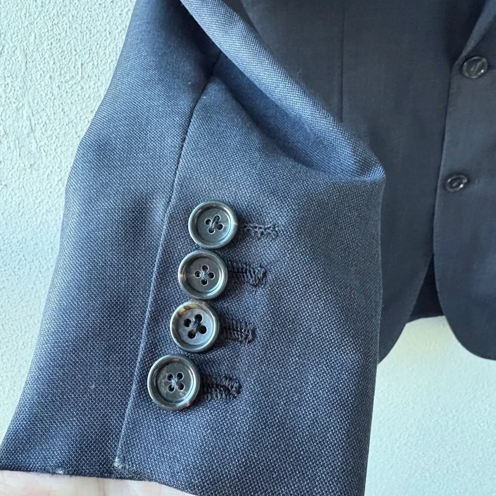 J Crew Ludlow Wool Men’s Sport Coat Blue 2 Button‎ Size 38R Tollegno 1900 Preppy